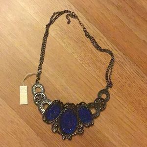 Ruby Blue Necklace